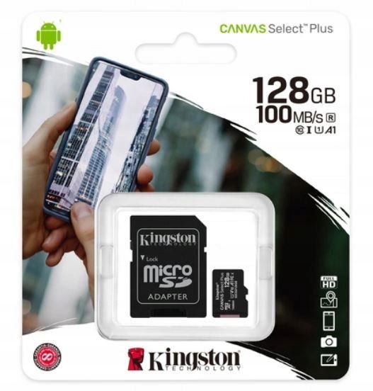 Karta pamięci Kingston micro SD SDXC 128GB UHS zdjęcie 1