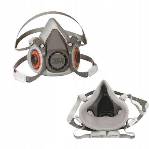 3M 6200 / 6300 MASKA PÓŁMASKA LAKIERNICZA Z FILTRAMI ABE1 6057 na Arena.pl