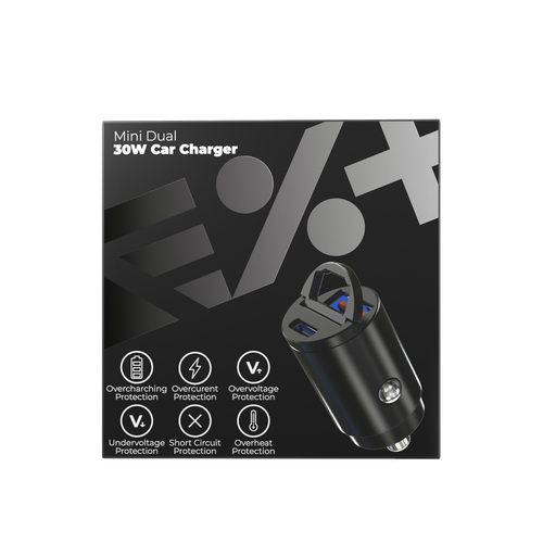 NEXT ONE Ładowarka samochodowa Mini Dual 30W PD/QC 3.0 1xUSB-C / 1xUSB-A na Arena.pl