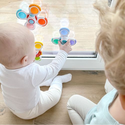 WOOPIE BABY Spinner Zabawka Sensoryczna Rakieta Kosmita Ufo 3 szt. na Arena.pl