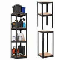 Regał magazynowy 180x40x40 cm 4-poziomowy do garażu, przechowywania 400 kg