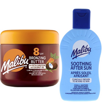 Malibu Przyspieszacz Opalania SPF8 + Balsam Po Opalaniu 200ml