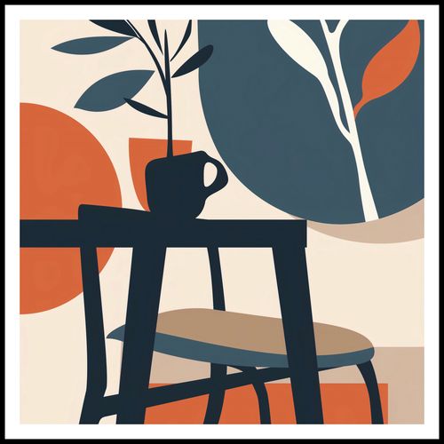 Plakat 80x80cm Poranek w Cieniu Drzew na Arena.pl