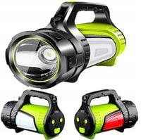 LATARKA SZPERACZ REFLEKTOR AKUMULATOROWA LED USB POWERBANK 5 TRYBÓW 1200 LU
