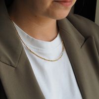 Naszyjnik urodzeniowy marzec - akwamaryn, złoty hematyt i srebro złocone