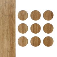 Zaślepka Samoprzylepna Melaminowa Do Mebli DĄB fi 20mm 9 sztuk ZM188