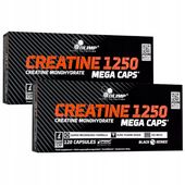 KREATYNA Olimp Creatine 1250 MEGA CAPS Monohydrat Kreatyny 2X120 kaps
