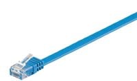 MicroConnect U/UTP CAT6 1M Blue Flat
