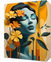 Obraz 30x40cm Kwiatowa Medytacja