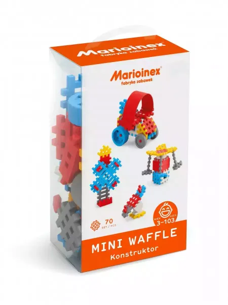 Klocki konstrukcyjne Mini Waffle (70 elementów), chłopięce zdjęcie 1