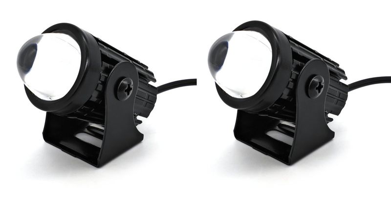 Lampy przednie Laser LED motocykl, skuter, quad, ATV 2 szt zdjęcie 3