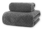 Zestaw Ręczników Z Mikrofibry - Grafitowy 20238