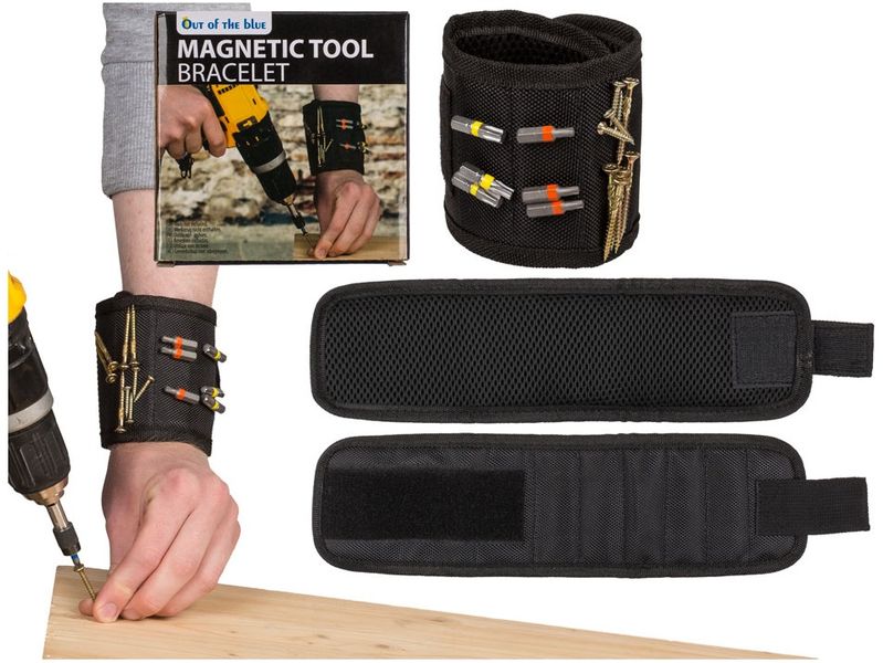 Opaska Magnetyczna na Rękę, Nadgarstek - Prezent dla Złotej Rączki zdjęcie 1