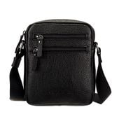 Mała męska torba z groszkowanej skóry Canaletto TM133