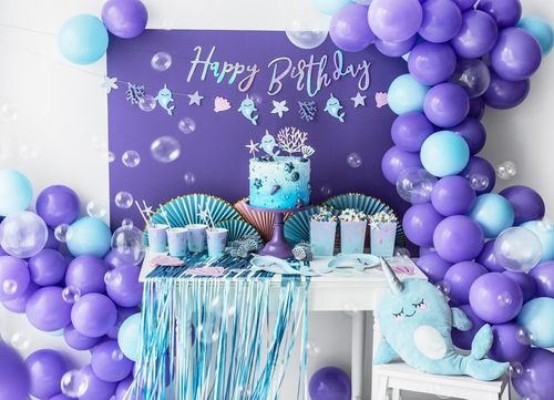 "Kurtyna Party, niebieski, 90x250cm"_PDE na Arena.pl