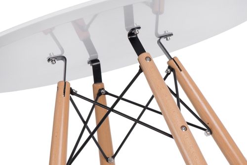 Stół DTW 80 cm, blat biały na Arena.pl