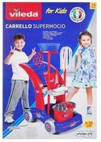 VILEDA ZESTAW DO SPRZĄTANIA DLA DZIECI WÓZEK MOP WIADRO ZABAWKA