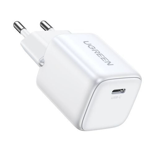 Szybka ładowarka sieciowa GaN 1x USB-C 30W PD Nexode Mini biała na Arena.pl