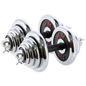 Sztangielki i sztanga 2w1 w walizce STC50 HMS 2x25 kg