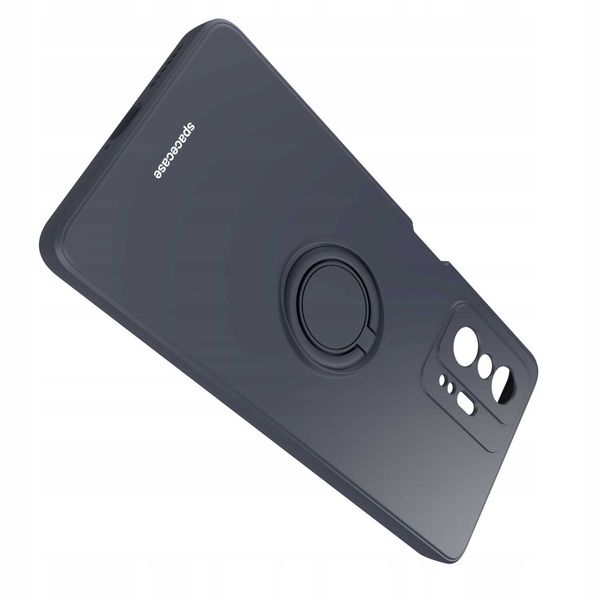Spacecase Silicone Ring Xiaomi Mi 11T/11T Pro Black zdjęcie 6