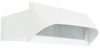 Czerpnia Powietrza Prostokątna Biała z Siatką Ochronną 150x50 mm