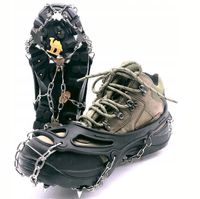 Raczki KOLCE antypoślizgowe na buty 44-47, 19 KOLCÓW NAKŁADKI NA ŚNIEG LÓD