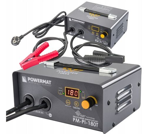 Prostownik AKUMULATOROWY inwertorowy z ROZRUCHEM 180A 12/24 V ładowarka 30A na Arena.pl