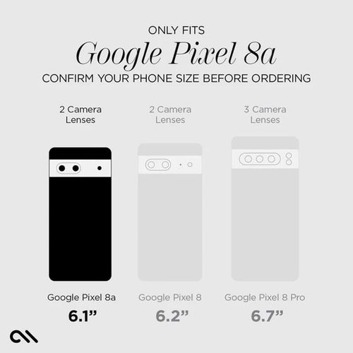 Etui do Google Pixel 8A, Case-Mate Signature Clear, Case, Cover, Plecki na Arena.pl
