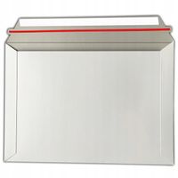 KOPERTA KURIERSKA TEKTUROWA KARTONOWA BIAŁA A4 SZTYWNA ZESTAW 100SZT