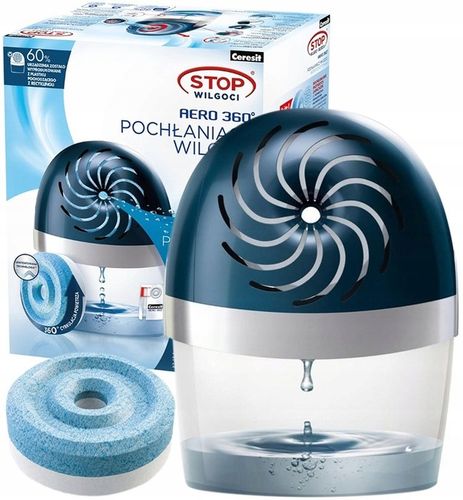 CERESIT STOP WILGOCI POCHŁANIACZ WILGOCI AERO360° TABLETKI GRANAT na Arena.pl
