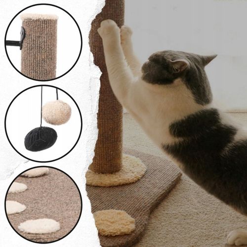 DRAPAK DLA KOTA DOMEK LEGOWISKO SŁUPEK + ZABAWKA na Arena.pl