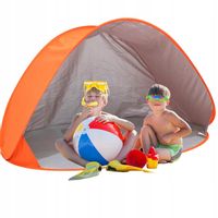 DUŻY XXL NAMIOT PLAŻOWY SAMOROZKŁADAJĄCY AUTOMATYCZNY PARAWAN ODBIJA SŁOŃCE