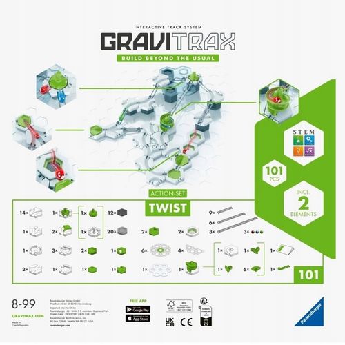 GraviTrax Zestaw Startowy Twist 225767 na Arena.pl