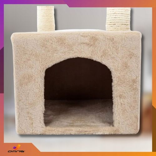 Drapak dla kota duży wysoki drzewko domek budka legowisko słupek mysz walec na Arena.pl