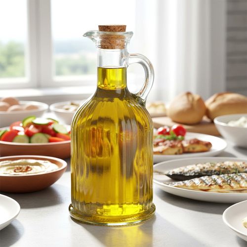 Butelka na Oliwę Ocet z Korkiem Szklana Dozownik do Oliwy Octu 350 ml na Arena.pl