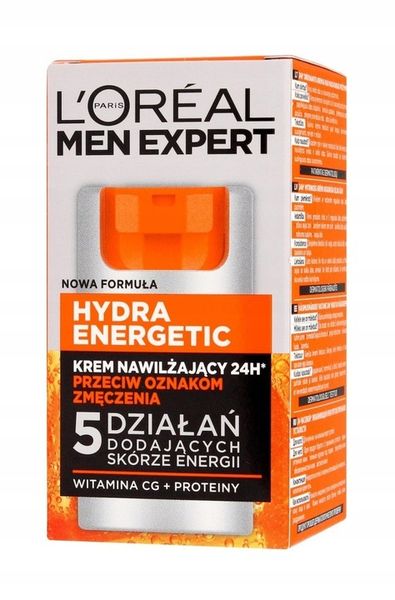LOREAL Men Expert Hydra Energetic krem nawilżający zdjęcie 2