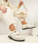 Szare Baleriny W Sportowym Stylu Vesper 39