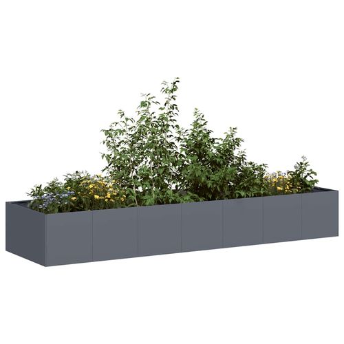 Doniczka Antracyt 280x80x40 cm Stal na Arena.pl