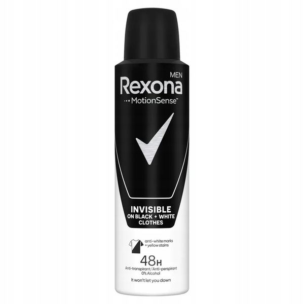 Rexona Men INVISIBLE B&W Dezodorant męski 150 zdjęcie 1