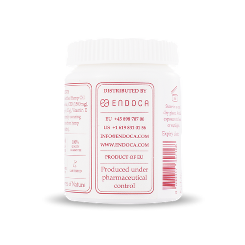 Kapsułki Konopne CBD 15% (1500mg) - ENDOCA na Arena.pl