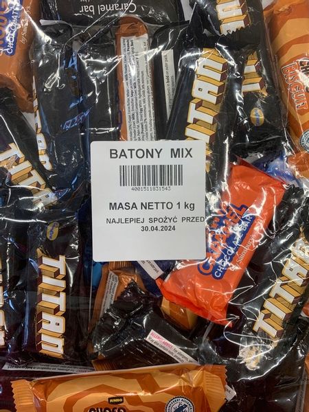 Batony Mix w czekoladzie 1kg zdjęcie 1
