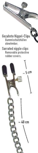 klamry zaciskowe na piersi sutki łańcuszek bdsm na Arena.pl