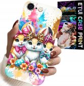 ETUI DO IPHONE ( 6 PLUS ) - KRÓLICZKI, ŚWIĄTECZNE, KRÓLIK, WIELKANOC