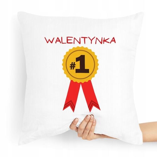 Poduszka Na Walentynki Walentynka Numer #1 Z Nadrukiem Ze Zdjęciem na Arena.pl