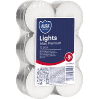 Świece Bispol Maxi Lights 8h 12 sztuk