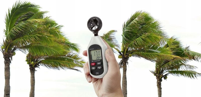 Anemometr wiatromierz pomiar temperatury zdjęcie 6
