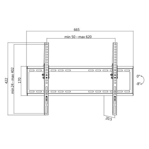 Uchwyt ścienny 37-70 LCD/LED VESA, max. 35kg na Arena.pl