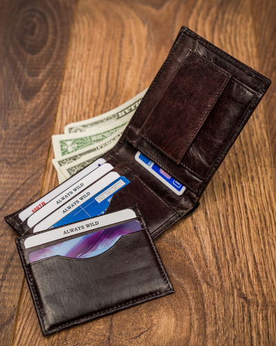 portfel męski skórzany always wild® skóra na karty na Arena.pl