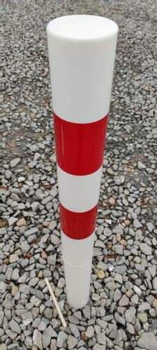 Słupek drogowy U-12C  PE blokujący do instalacji w gruncie 130cm na Arena.pl