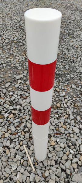 Słupek drogowy U-12C PE blokujący do instalacji w gruncie 130cm zdjęcie 4